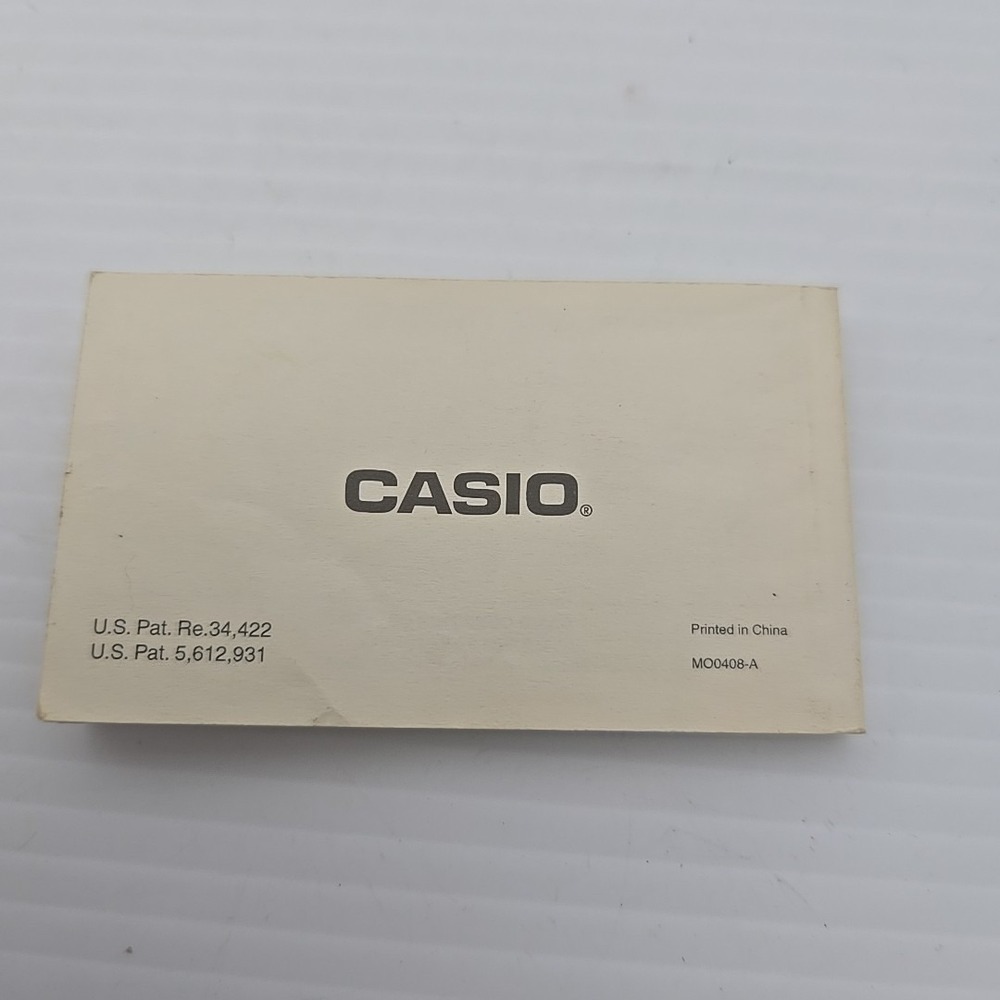Casio Replacement Module No 2888 Users Guide Pre Owned - Picture 2 of 2